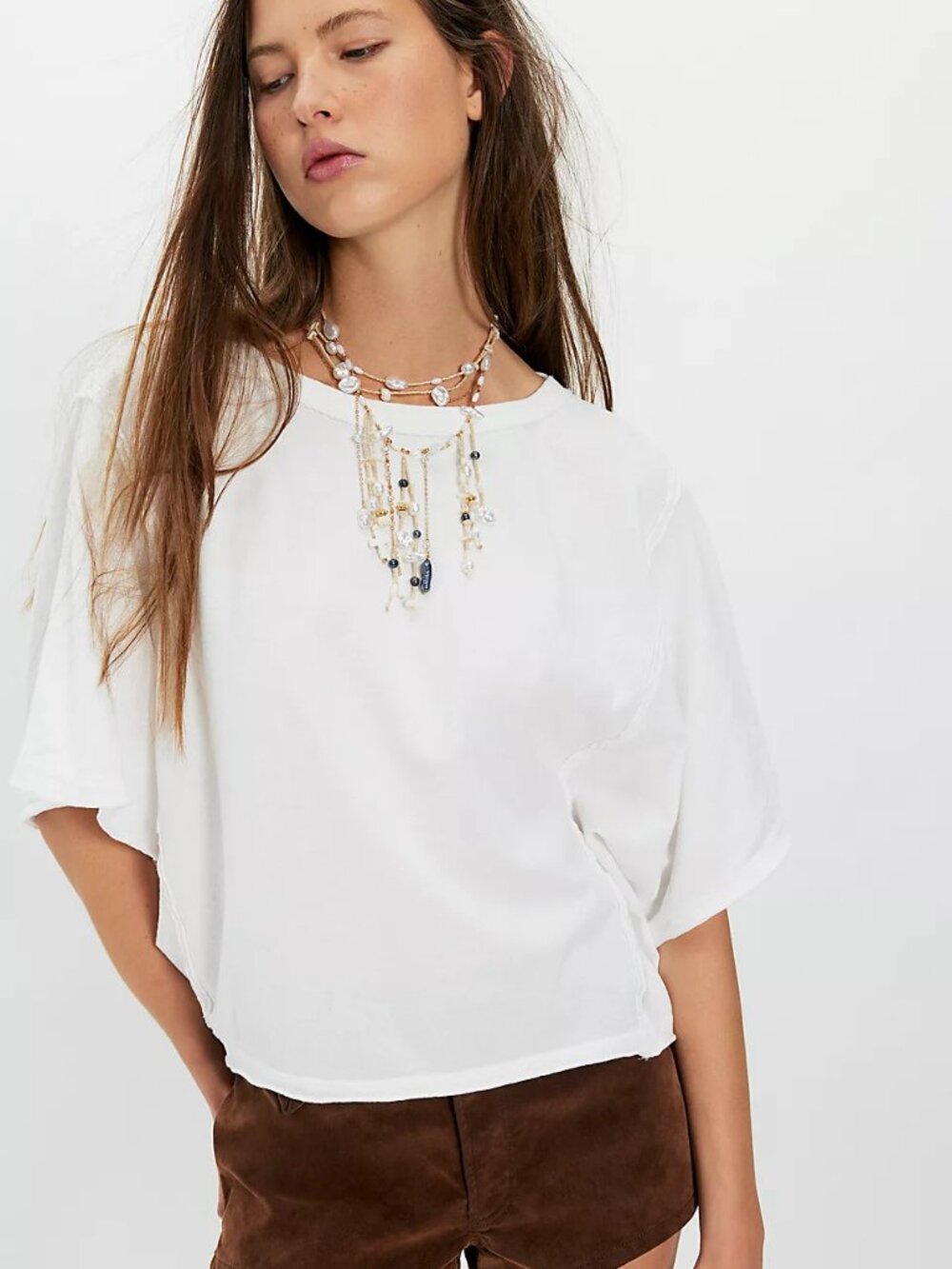 ( FP-7) Free People We The Free Next Level Tee